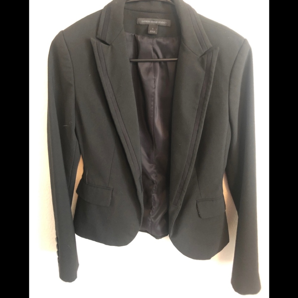 Express Design Studio structured black blazer 2